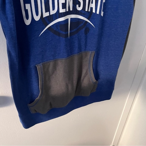NBA Golden State Warriors Adidas Women’s Pullover Long Sleeve Shirt Blue Gray XL - Picture 3 of 11